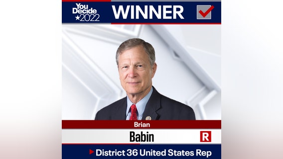 Brian Babin re-elected US House Representative for 36th District of Texas