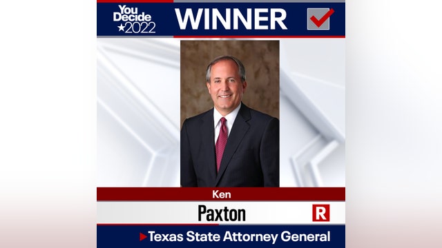 Ken Paxton re-elected Attorney General of Texas, defeating Rochelle Garza