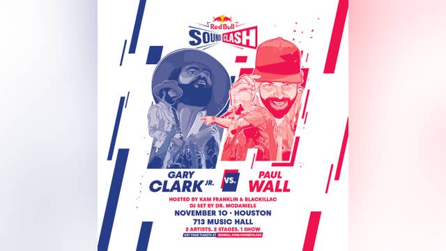 Gary Clark Jr. and Paul Wall faceoff during Red Bull SoundClash concert in Houston