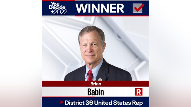 Brian Babin re-elected US House Representative for 36th District of Texas