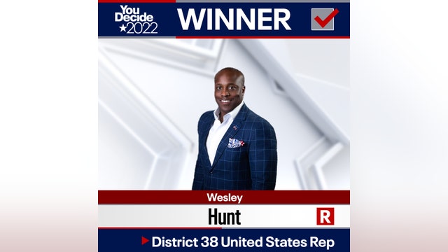 Wesley Hunt wins election for US House Representative for Texas's new 38th District