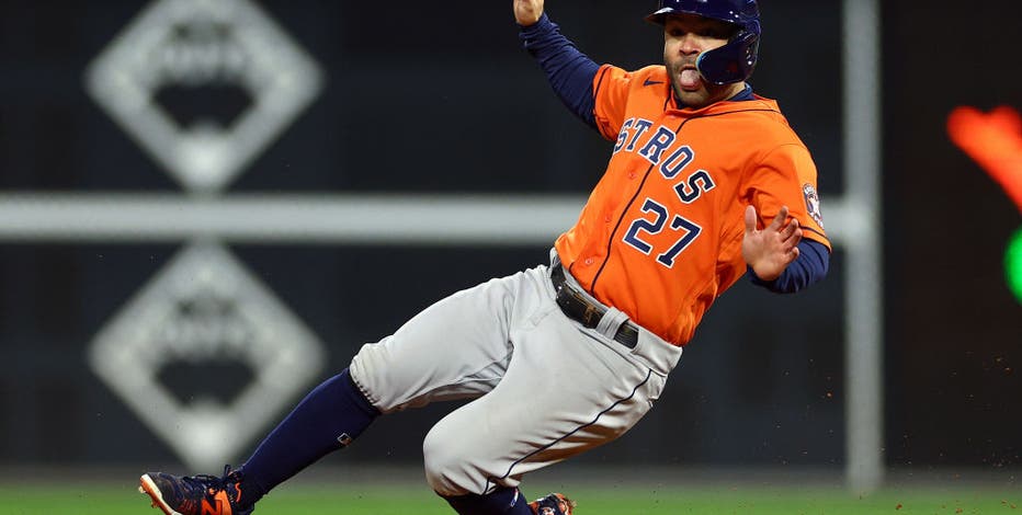 Astros edge Phillies in tense Game 5 to reach brink of World