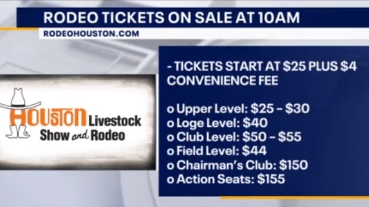 Houston Rodeo 2023 concert tickets to go on sale | FOX 26 Houston