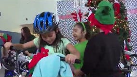 Houston ISD kids surprised with new bikes, nearly 600 given out