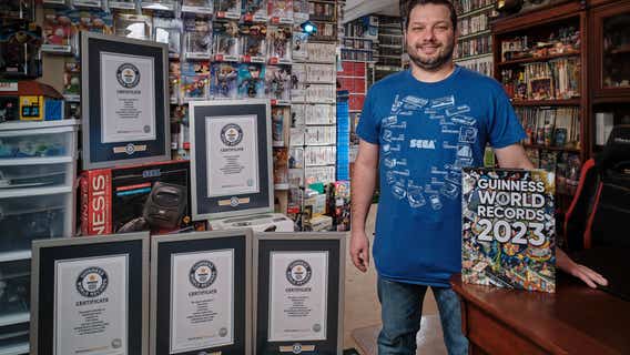 Richmond man holds 5 Guinness World Records in video games
