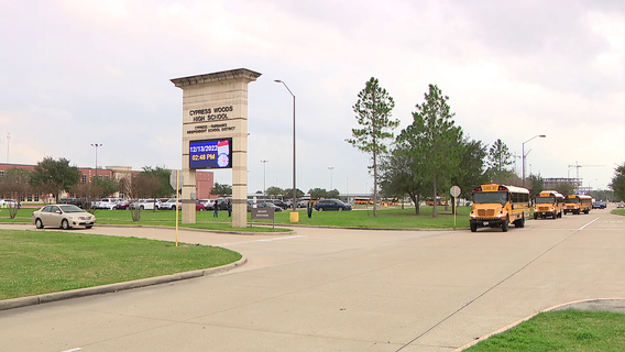 Gun found in Cypress Woods HS student's car, school officials say