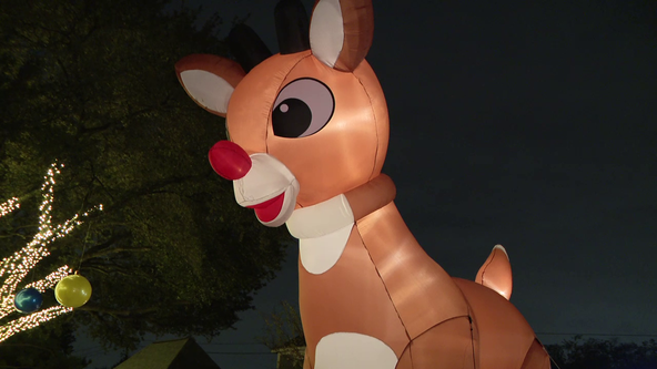 Stolen inflatable Christmas reindeer returned to owner for massive reward