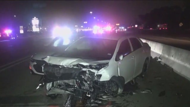 2 dead after motorcycle accident leads to multi-vehicle crash on I-45 and SH 242