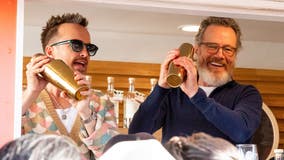 'Breaking Bad' stars Bryan Cranston, Aaron Paul at Houston Spec's for bottle signing