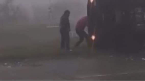 Houston tornado: Pasadena man helps to rescue UPS driver as truck overturns during dangerous storm