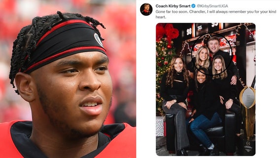 Georgia Bulldogs football player, staff member killed in car crash; two more injured