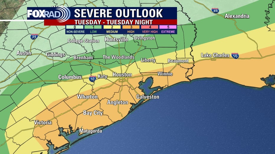 Houston weather Strong storms today latest watches and warnings