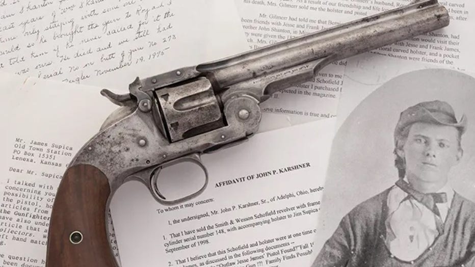 Theodore Roosevelt's Smith & Wesson revolver fetches nearly