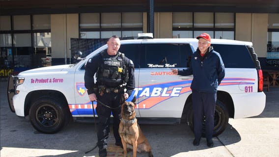 Harris County police K-9 named after Mattress Mack