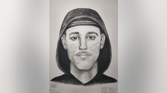 Sketch released of suspect in Houston robbery, shooting on Bellerive
