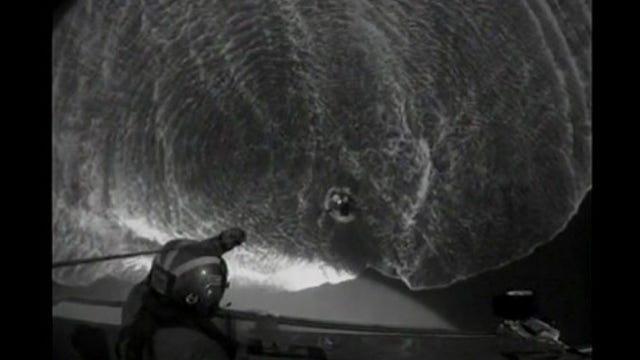 VIDEO: Hiker stranded on beach had to be rescued by Coast Guard via helicopter