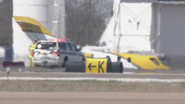 Ground stop lifted at Hobby Airport in Houston after small jet goes off runway