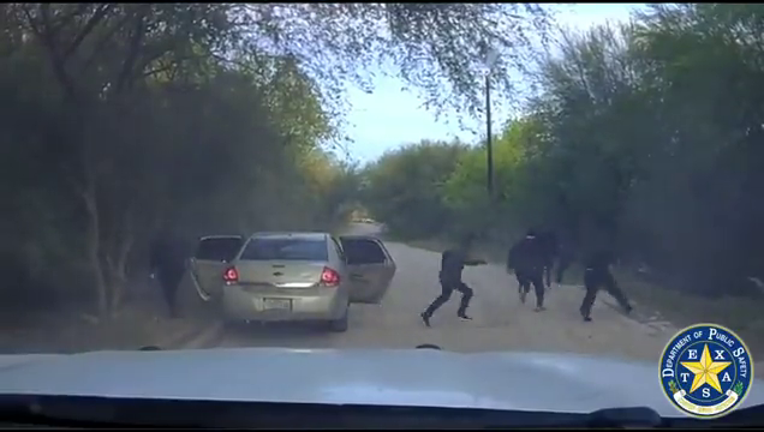 Undocumented citizens bail out of vehicle following chase