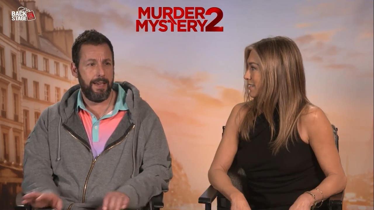 Adam Sandler, Jennifer Aniston join the Backstage OL Live crew! - Vimarsana News