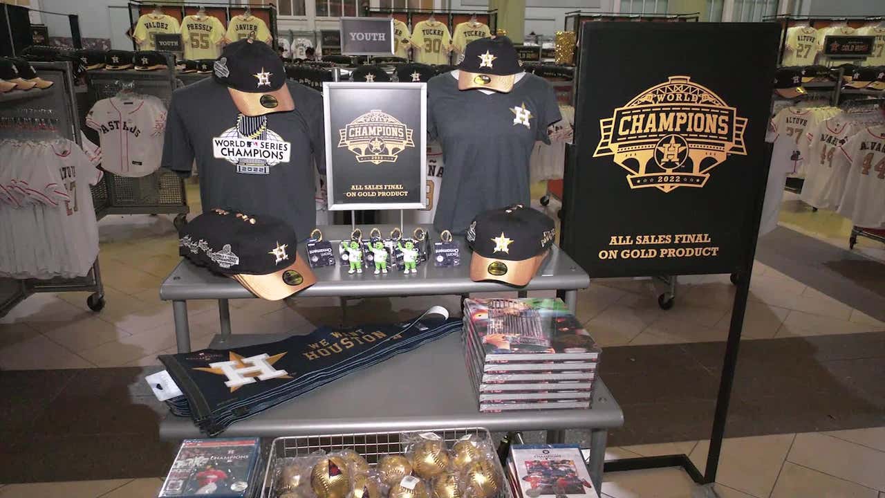 Astros release new 2018 merchandise during 24-hour gold rush