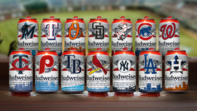 Budweiser releasing new limited-edition MLB team cans for Opening Day