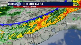 Houston weather: Severe weather possible across area Thursday night-Friday morning