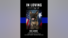 Memorial to be held for Baytown K-9 officer who died from venomous snake bite