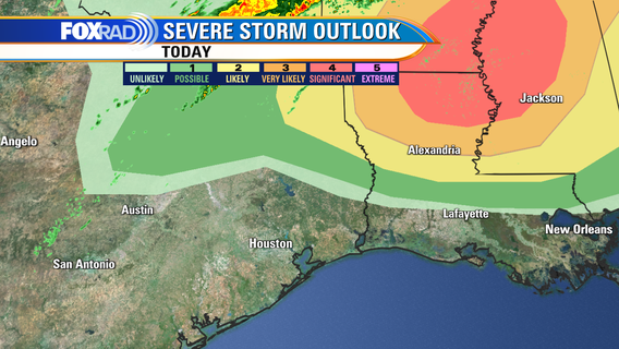 Houston weather: Storms possible across Houston area on Friday afternoon