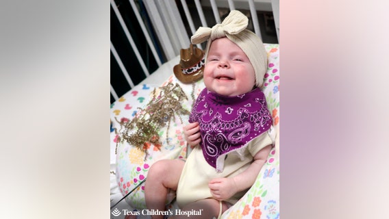Tiny tots at Texas Children's Hospital NICU celebrate first rodeo with western-gear photoshoot