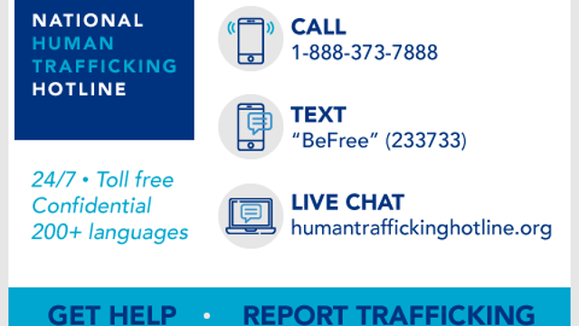 Safety Tips from the National Human Trafficking Hotline
