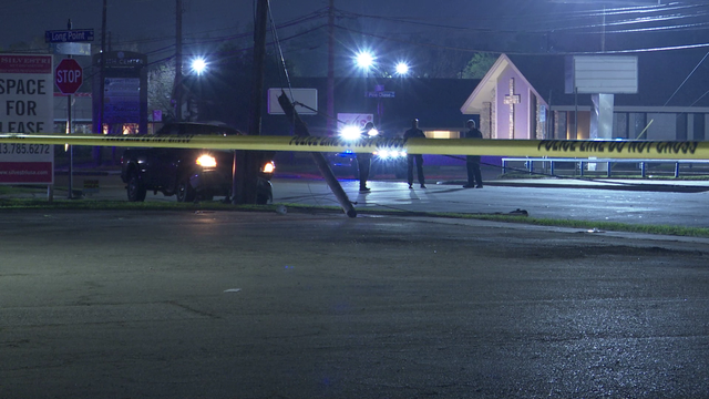Houston shooting: Man found dead in crashed pickup truck on Long Point