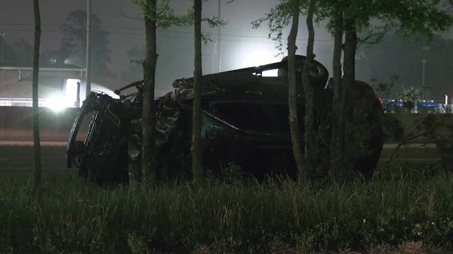 Harris County driver charged with intoxication manslaughter after 3 men killed in East Freeway crash