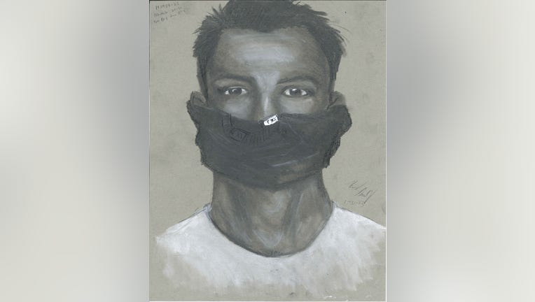 Police sketch of suspect