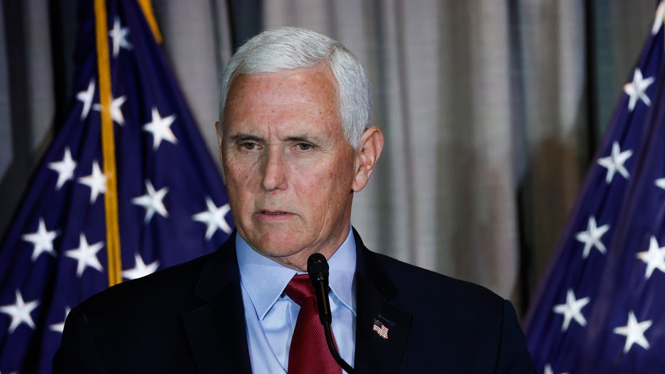 Former Vice President Mike Pence Speaks At The Coolidge And American Project Conference