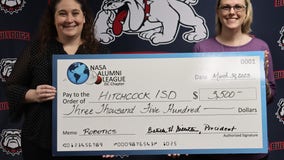 Hitchcock ISD robotics team receives grant from NASA Alumni League