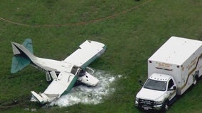 Small plane crashes at La Porte Municipal Airport, pilot hospitalized