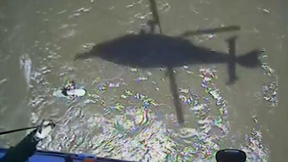 Coast Guard rescues surfer pushed offshore by winds near Bolivar Beach