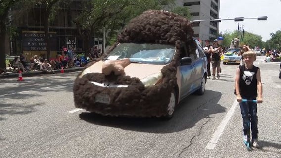 Houston Art Car Parade brought creative cars to Downtown Houston