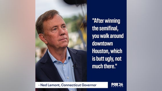 Connecticut Governor calls Houston 'butt ugly' during radio interview following NCAA tournament