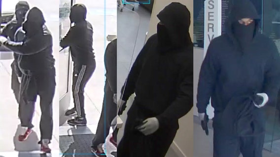 FBI Texas City searching for 'Ninja Bandits' accused of robbing bank in Pearland