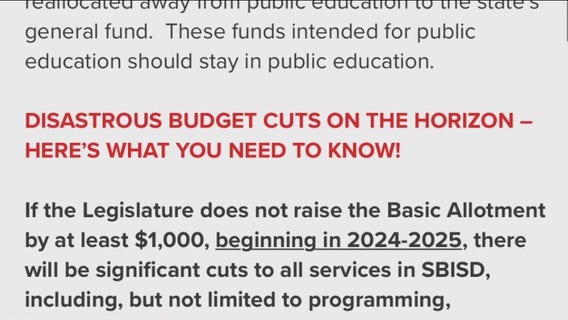 Spring Branch ISD warns parents of $50M 'disastrous budget cuts' that could shut down schools