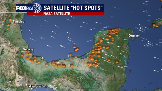 Houston air quality: Smoke from fires in Mexico reaching Texas