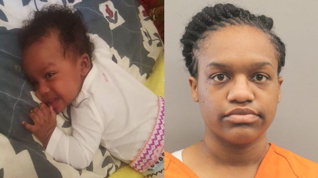Houston mother Tradezsha Trenay Bibbs convicted of felony murder of baby Brielle Robinson