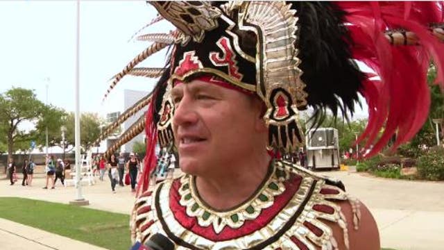 College Basketball fans flock to NRG Stadium for 2023 Men's NCAA National Championship