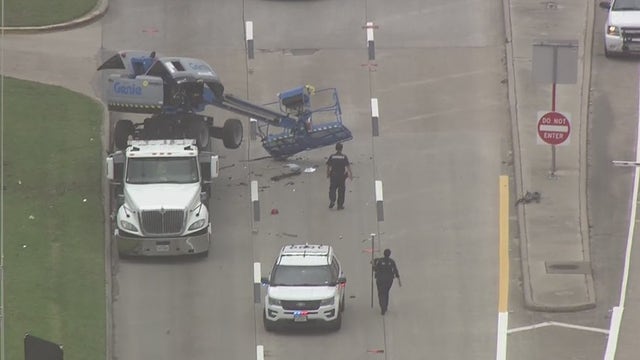 Husband killed after car drives onto back of trailer, runs him over in Harris County