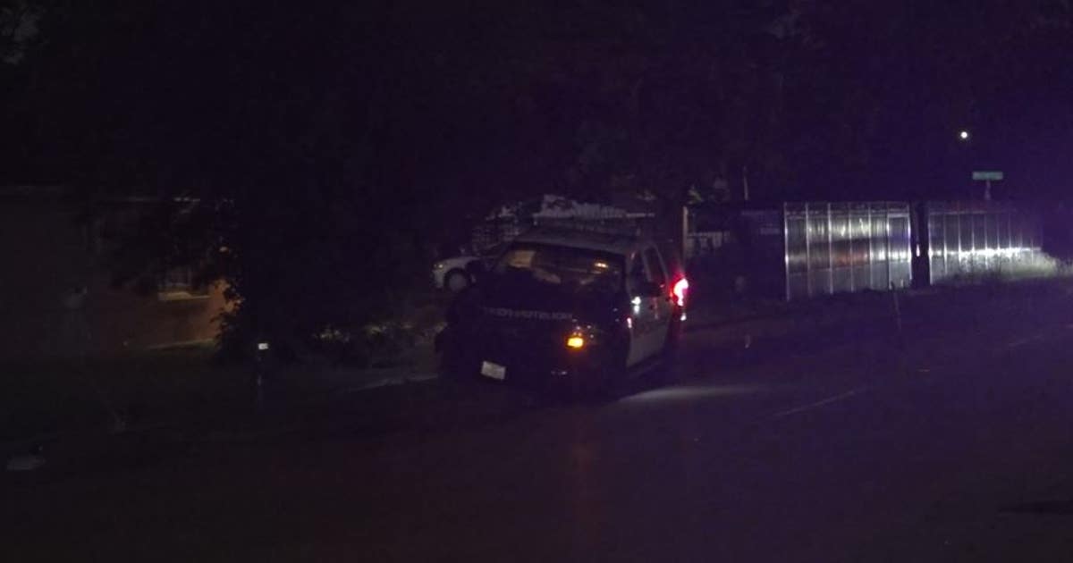 Houston PD patrol vehicle crashes after officer loses control on east ...