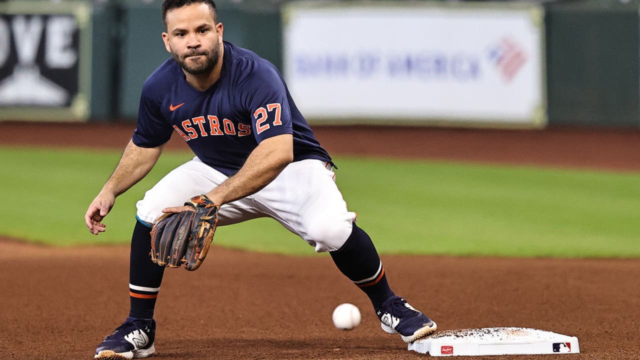 Houston Astros' star Jose Altuve gets 2 hits in first rehab game with Space  Cowboys