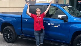 Combat wounded veteran surprised at Houston Astros game with new, free Chevy