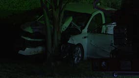 Teen driver killed in Heights after hitting power pole, crashing into tree with 3 others inside car