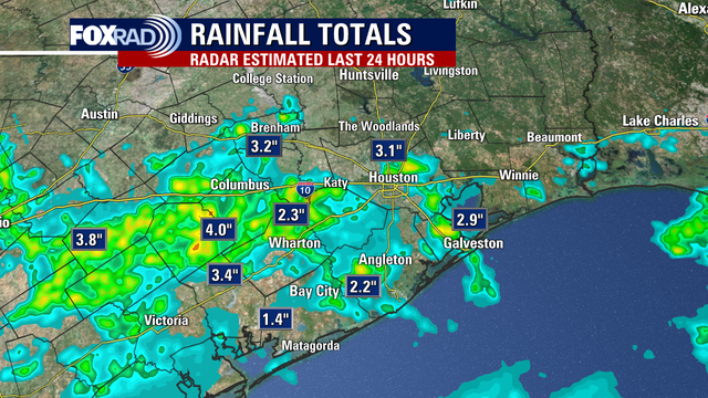Houston Weather: Soggy start to May leads to swollen waterways, record rainfall